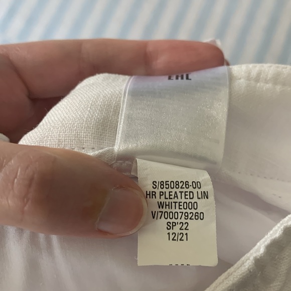 Banana Republic Wide Leg Linen Pants - Subtle Pleats - Picture 8 of 8